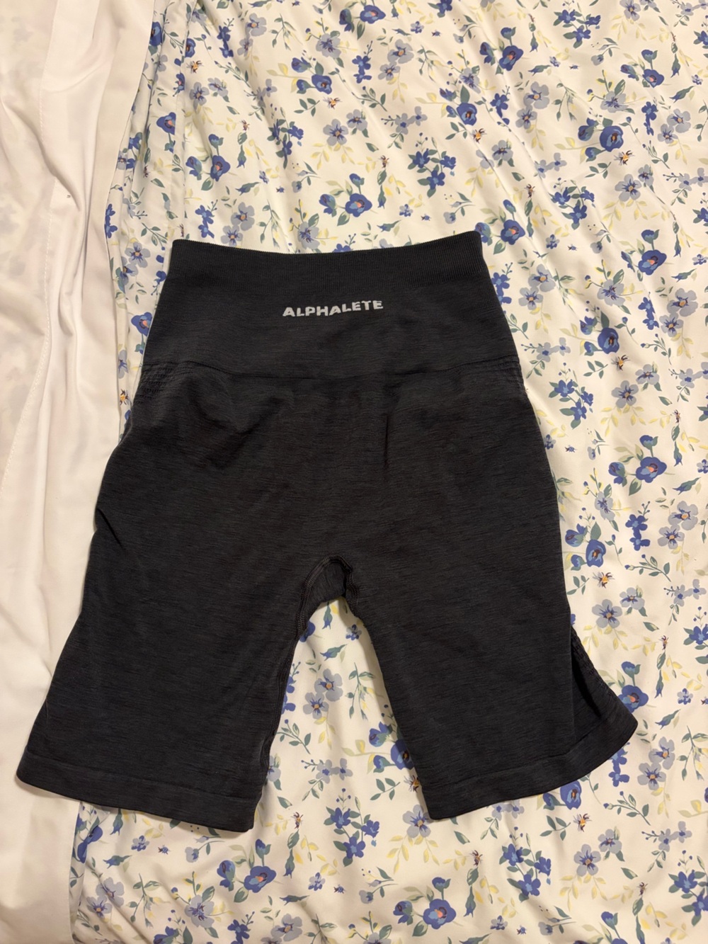 Alphalete Women's Charcoal Black Bike Shorts